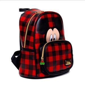 Disney Plaid Mickey Mouse Mini Backpack